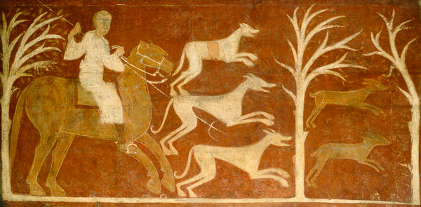 A Huntsman (fresco transferred to canvas) od Master of Berlanga