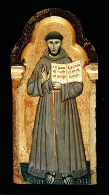 St. Francis, 1272 (tempera on panel) od Master of San Francesco