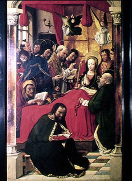 The Death of the Virgin od Master of Santa Maria del Campo