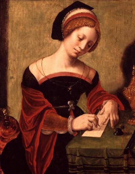 Portrait of a Lady as the Magdalen od Master of the Female Half Lengths