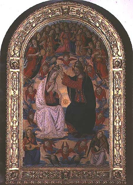 Coronation of the Virgin od Master of the Fiesole Epiphany