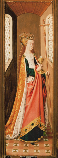 Allegorical Figure of the Christian Church od Master of the Legend of St. Ursula
