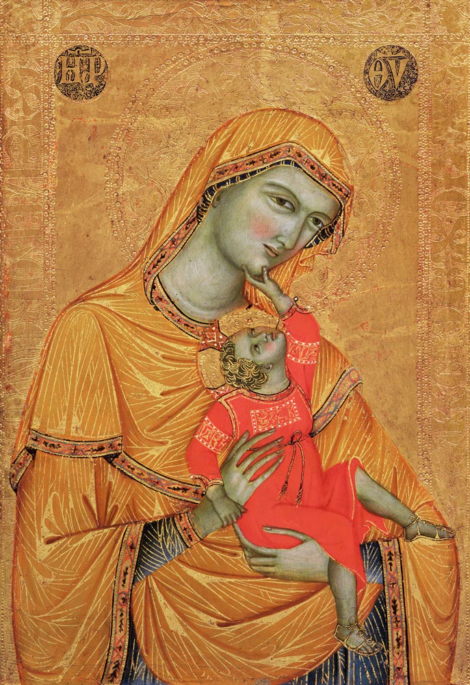 Virgin and Child, 1320 (tempera & gold on panel) od Master of the Madonna of Perugia