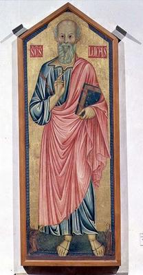 St. Luke the Evangelist (tempera on panel) od Master of the Magdalen