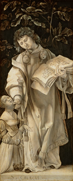 The St. Cyriakus. od Mathias (Mathis Gothart) Grünewald