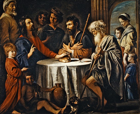 The Disciples at Emmaus od Mathieu Le Nain