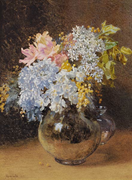 Spring Flowers in a Vase od Maud Naftel