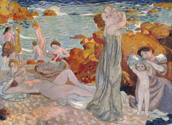 Bathers in Le Pouldu  od Maurice Denis