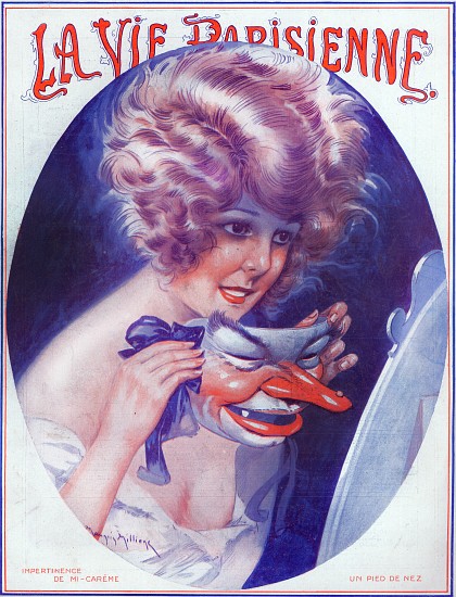 Cover of La Vie Parisienne, 18th March od Maurice Milliere