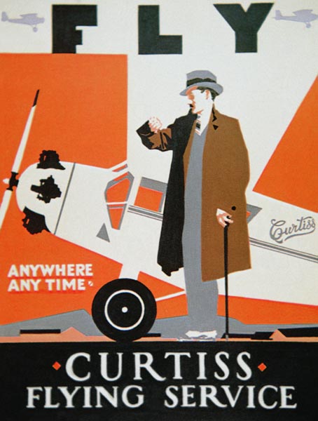 American aviation poster od Maurice Randall