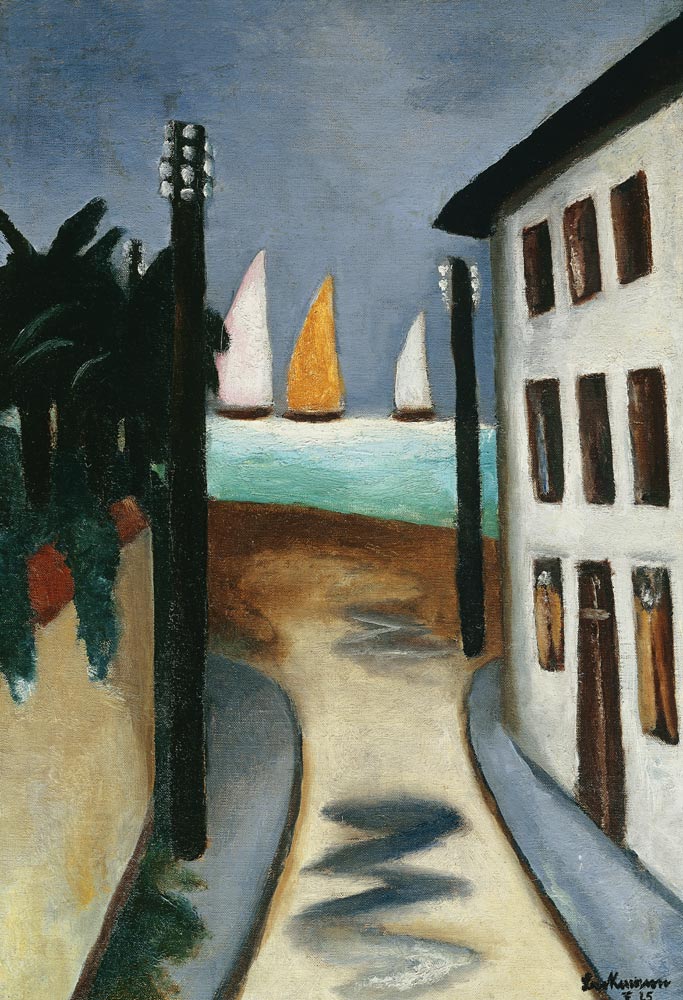 Small Landscape, Viareggio (Kleine Landschaft, Viareggio). 1925 od Max Beckmann