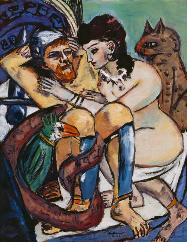 Ulysses and Calypso. 1943 od Max Beckmann