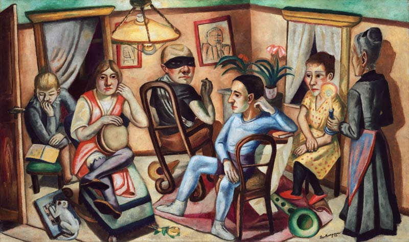 Before the Masked Ball od Max Beckmann