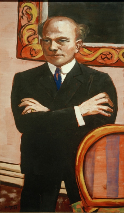 Portrait Gottlieb Friedrich Reber od Max Beckmann