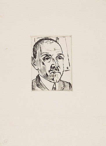 Bildnis Herr Loeb. 1922 (H 211 A.) od Max Beckmann
