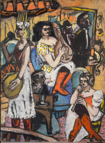 Band with only female members. 1940 od Max Beckmann