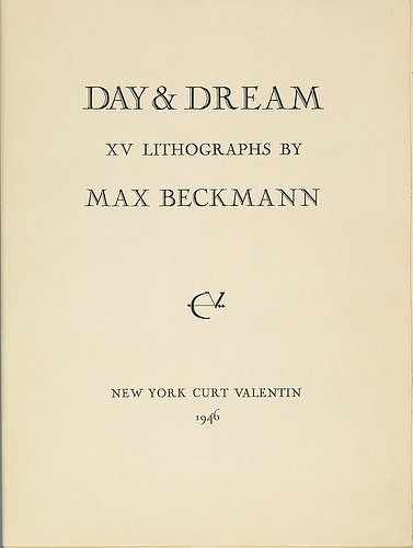 Day and Dream, Front Page.(Folder for Inv. Nr. SG 3160-SG 3174). od Max Beckmann