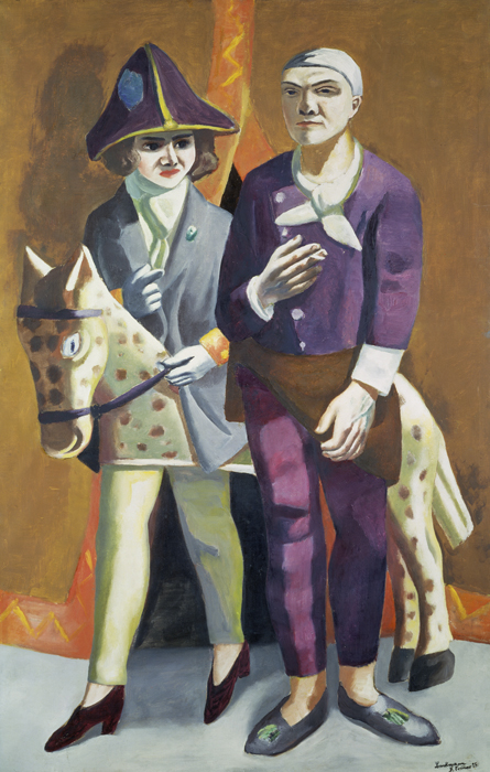 Doppelbildnis Karneval. 1925. od Max Beckmann