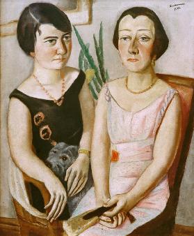 Double-Portrait of Marie Swarzenski and Carla Netter