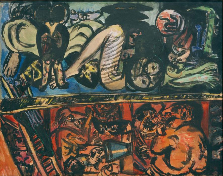 Hell and Limbo od Max Beckmann