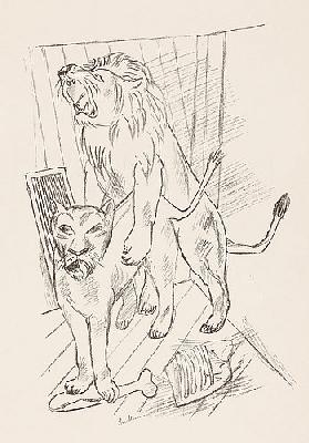 Lions (Löwenpaar). 1921 (H. 184 B c)