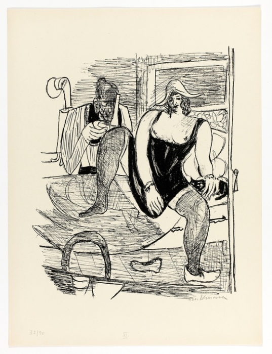 Morning, plate 11 from Day and Dream od Max Beckmann
