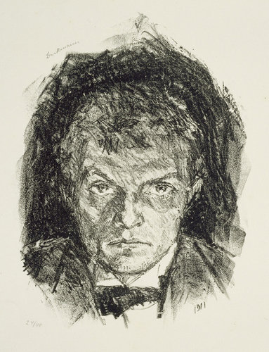 Selfportrait. 1911 od Max Beckmann