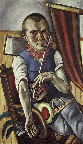Self Portrait as Clown. 1921 od Max Beckmann