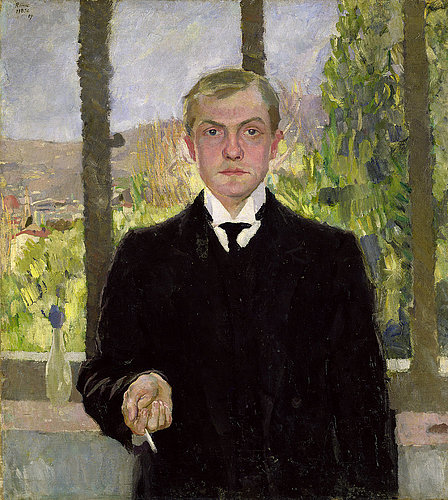 Self Portrait in Florence. 1907 od Max Beckmann