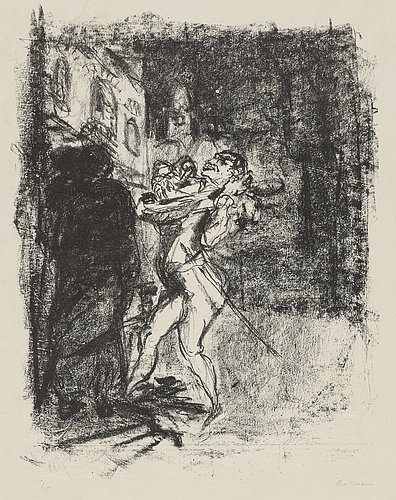 Serenade of Mephistopheles. 1911. od Max Beckmann
