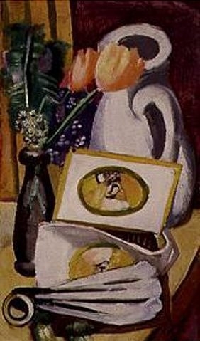 Stilleben mit Zigarrenkiste. 1926. od Max Beckmann