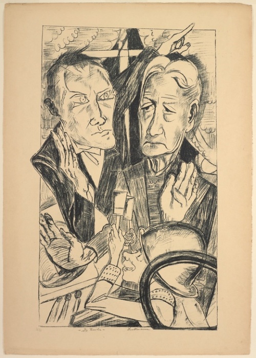 The Family, plate eleven from Die Hölle od Max Beckmann