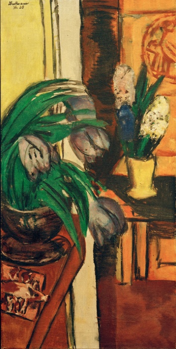 Violet tulips od Max Beckmann
