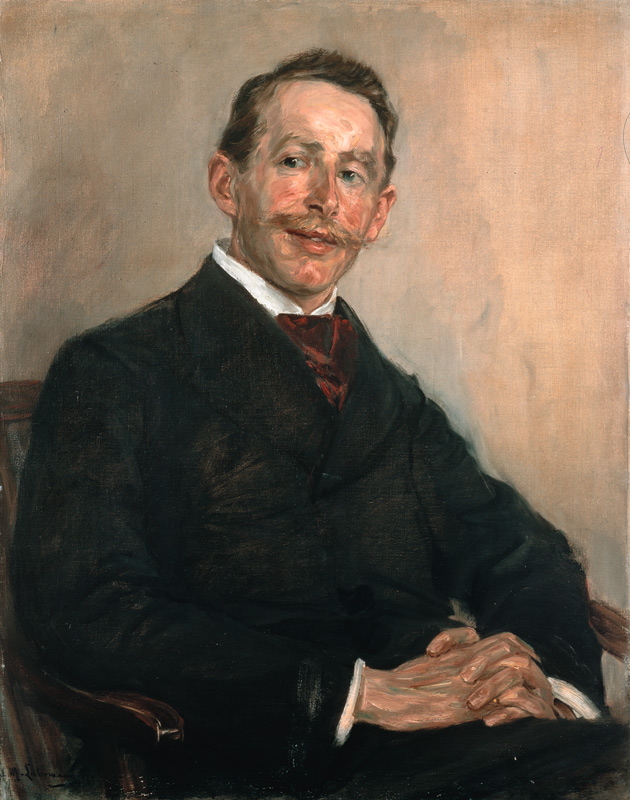 Portrait drachma Max Linde od Max Liebermann