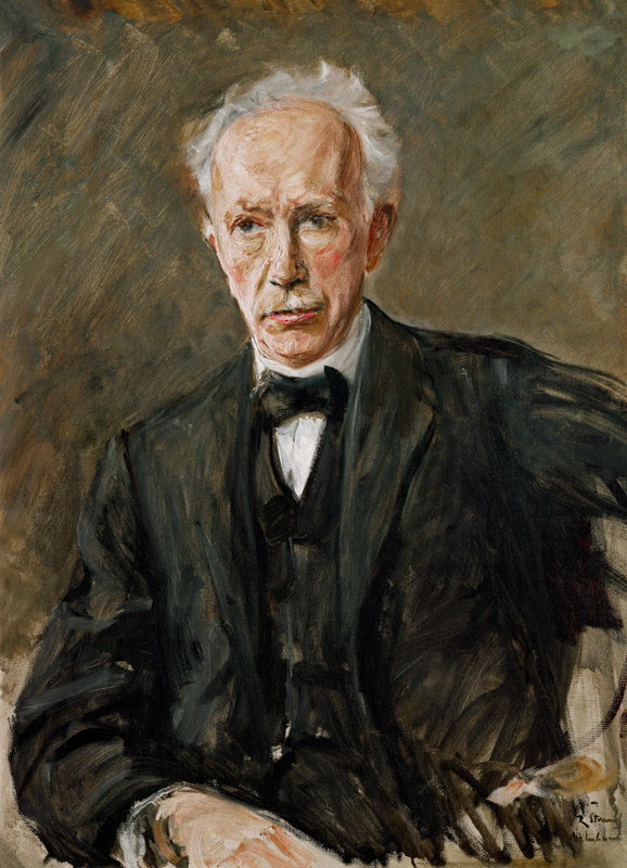 portrait of the composer Richard Strauss od Max Liebermann