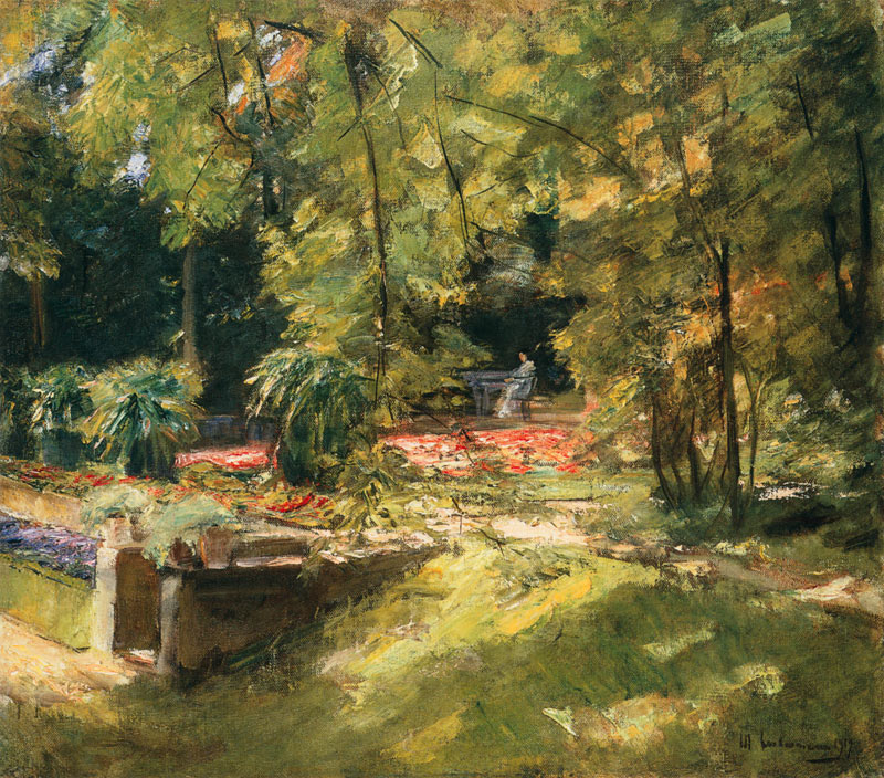 the flower-terrace in the wannsee-garden od Max Liebermann