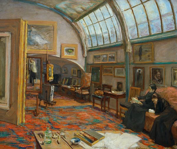 The Artists Studio od Max Liebermann