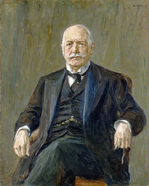 Prince Bernhard von Bulow (1849-1929) 1917 (oil on canvas) od Max Liebermann