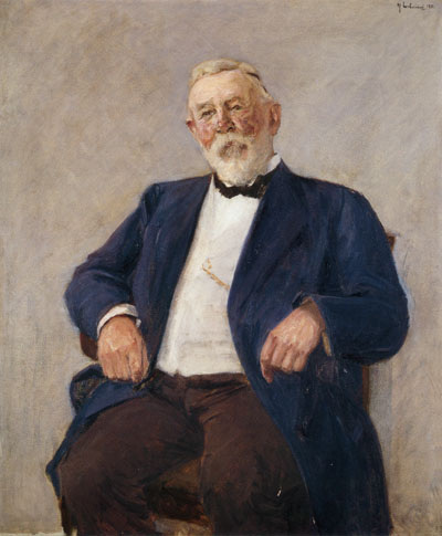 portrait of the master builder Friedrich Kuhnt od Max Liebermann