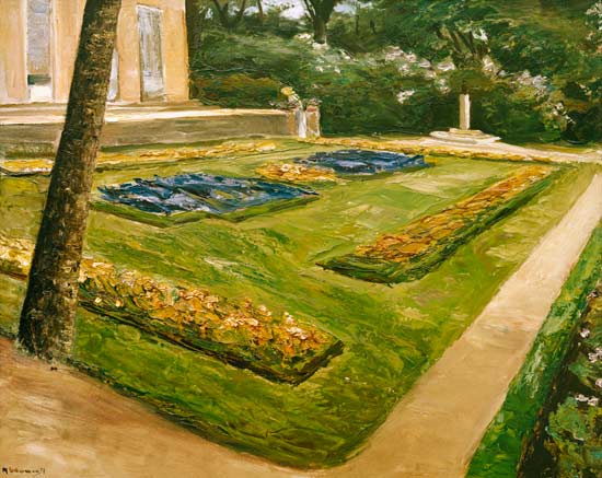 the flower-terrasse in the wannsee-garden od Max Liebermann