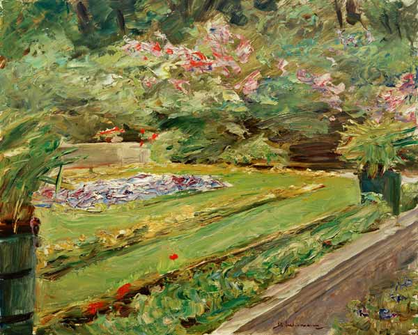 the flowerterrace in the wannsee-garden od Max Liebermann