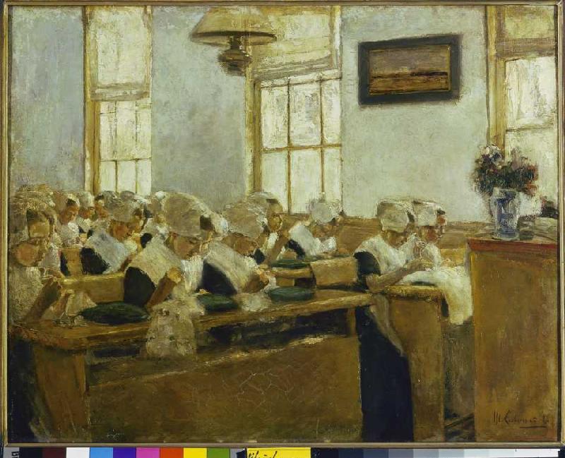 Dutch sewing school od Max Liebermann