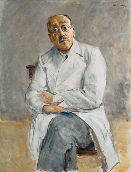 portrait of the surgeon professor Ferdinand Sauerbruch od Max Liebermann