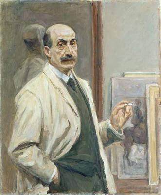 Self Portrait, 1910 (oil on canvas) od Max Liebermann
