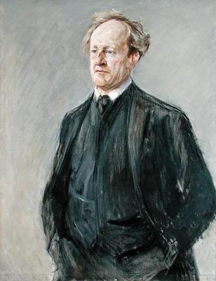 The Poet Gerhart Hauptmann (1862-1946) 1912 (oil on canvas) od Max Liebermann