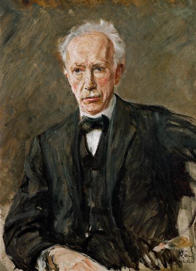 portrait of the composer Richard Strauss