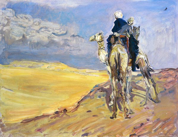 Slevogt, Sandsturm Libysch.Wüste/1914 od Max Slevogt