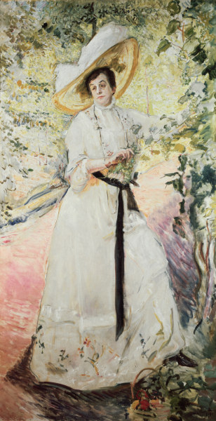 Slevogt / Nini under grape trellis, 1911 od Max Slevogt
