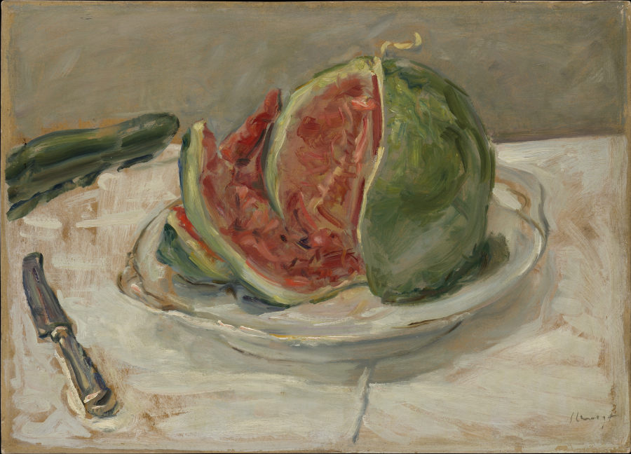 Still Life with Watermelon od Max Slevogt