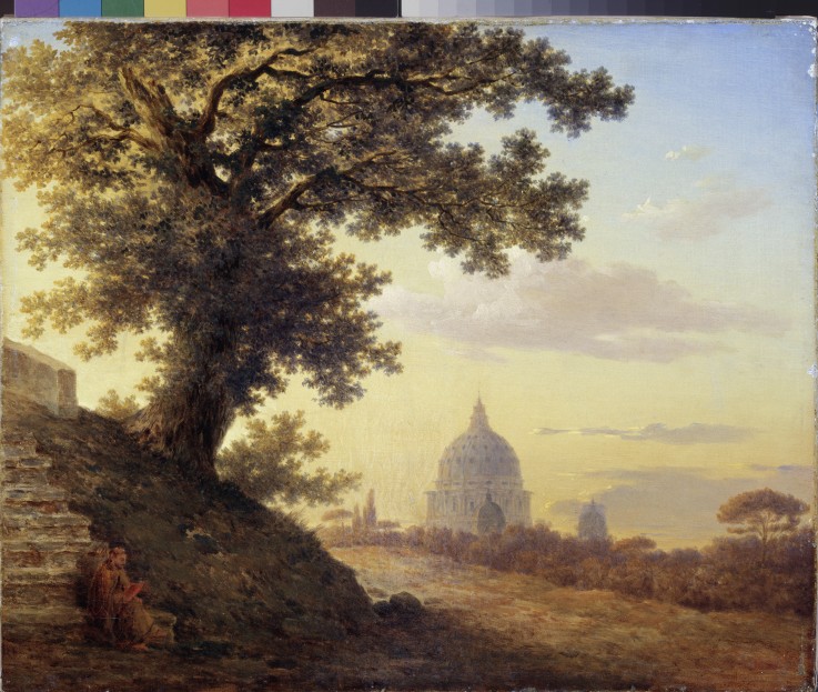 The Torquato Tasso's Oak in Rome od Maxim Nikiforowitsch Worobjew